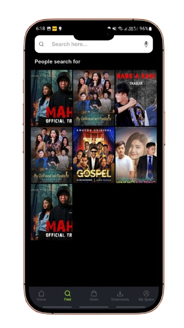 Khulkon Tv app screen